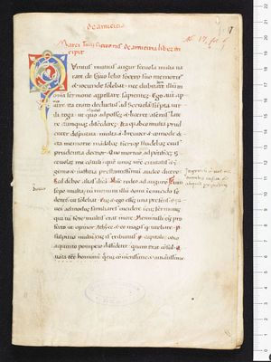 Digitalisat von Ciceros «De amicitia».