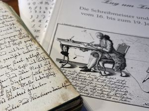 Aufnahme von Texten, welche in Kurrenschrift geschrieben sind.