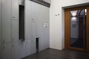 Schliessfächer im EG.