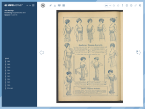 Screenshot des DFG-Viewers.