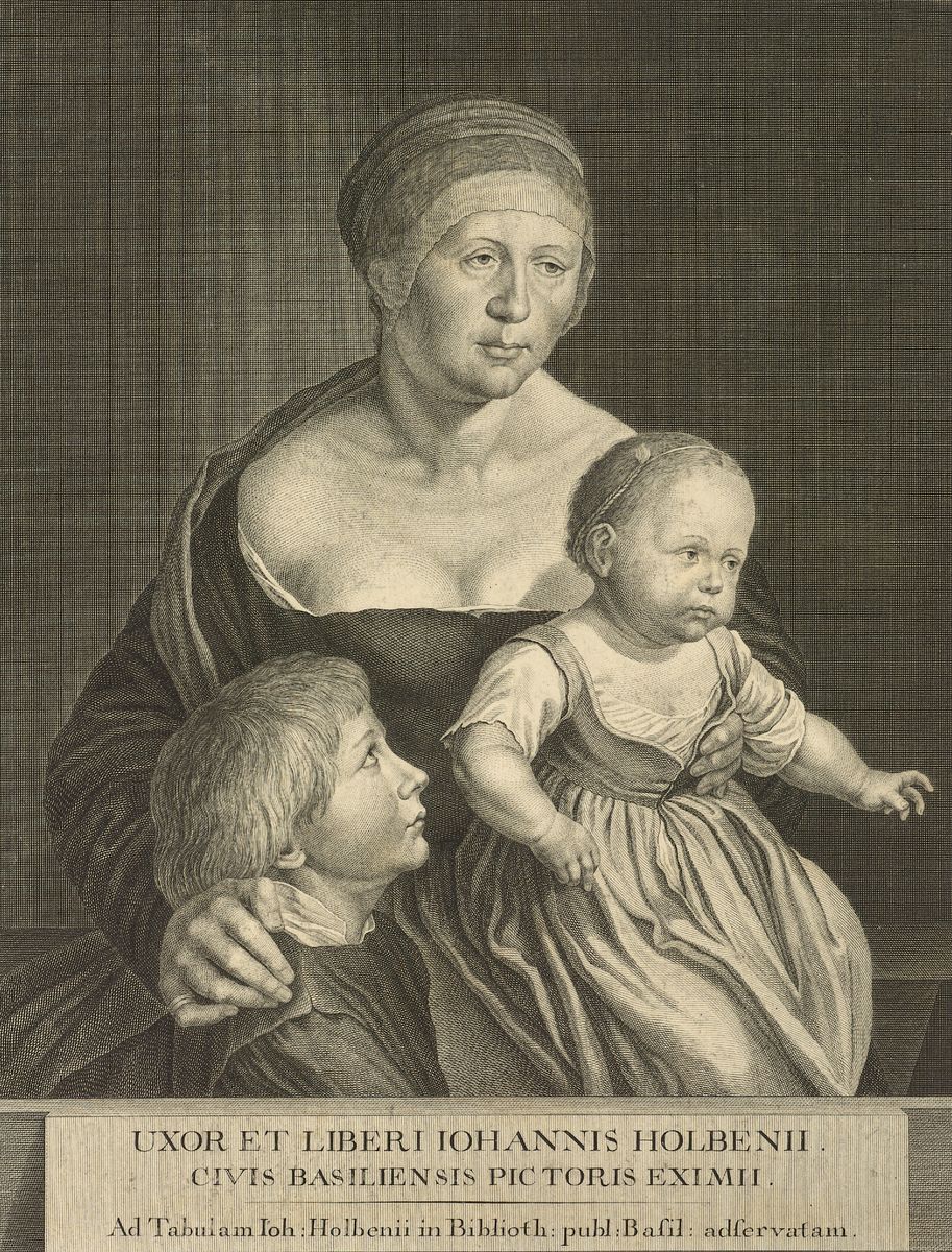 Portrait Mutter mit Kinder.